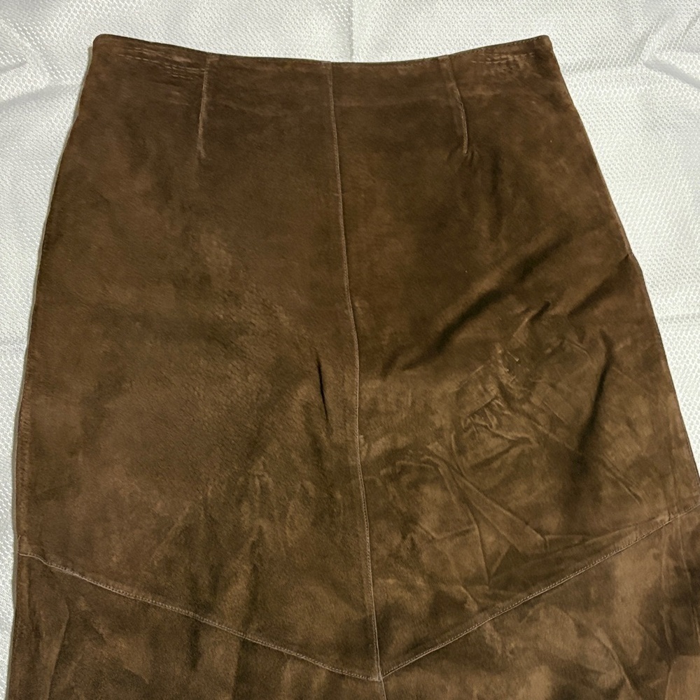 Siena Studio leather Dark Brown Maxi Skirt - Picture 7 of 13
